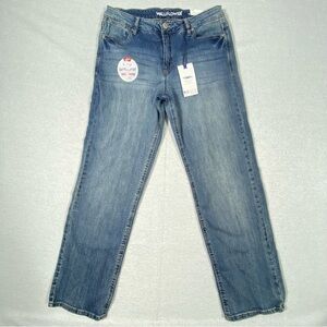 Wallflower Tomboy Fit Jeans Women Junior 9/29 Blue Straight Low Rise Casual NWT